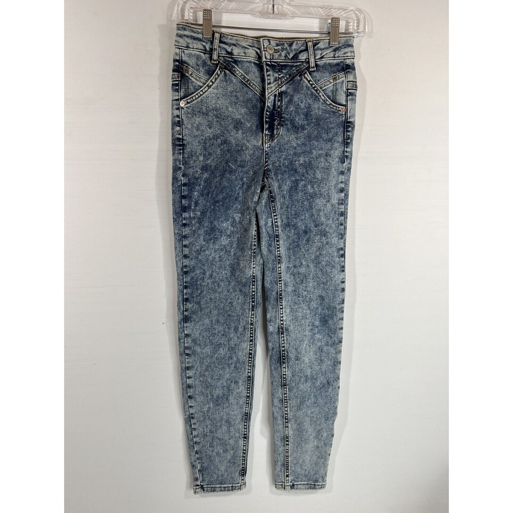 We The Free Women's Jeans 27 Skinny Girlfriend Slim Leg‎ Blue Denim